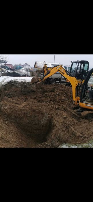 Usługi minikoparką, roboty ziemne, przyłącza