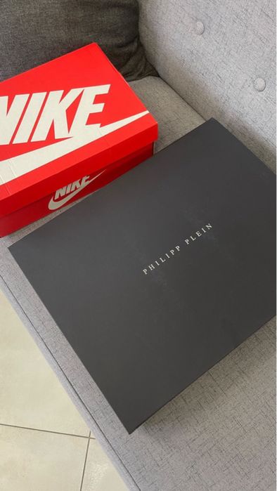 Худі Philipp Plein Outline Skull чорне M новий