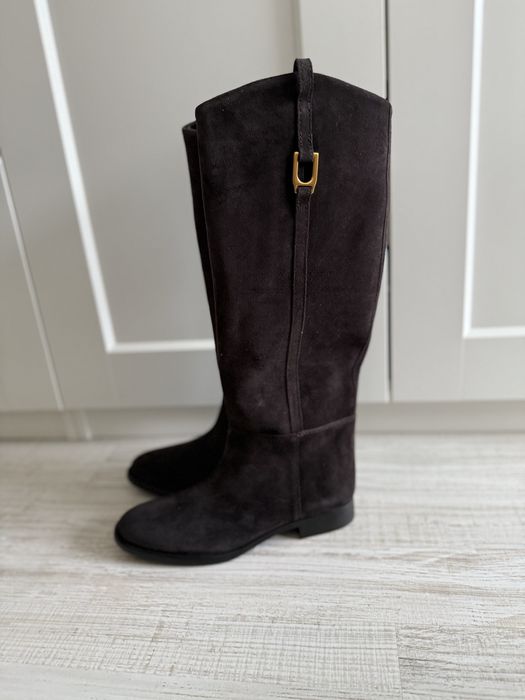 Kozaki zamszowe Zara 39