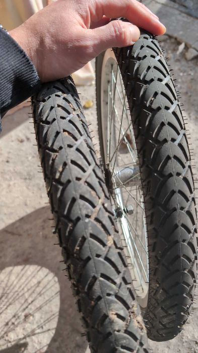Koła felgi rowerowa 20'' proste nowe opony Mitas Walrus V41