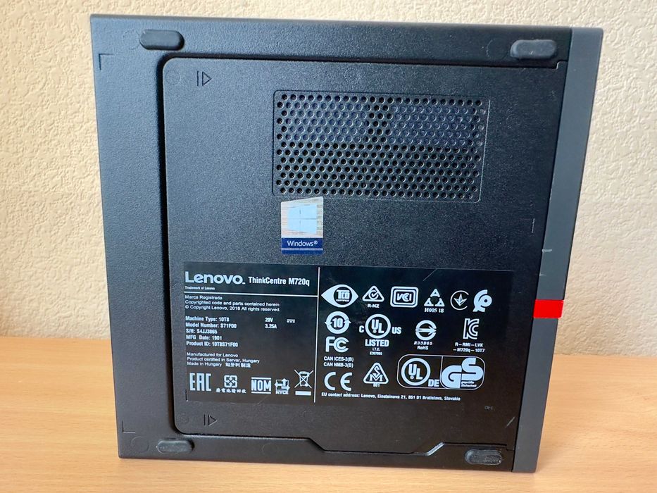 Гарячий Розпродаж! Lenovo ThinkCentre M720q i3-8100T — Компактний 4-ядерний міні-ПК