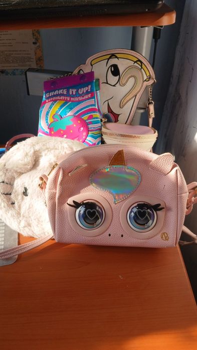Інтерактивна сумочка Гламікорн  Purse Pets сумка красуня та чудовисько