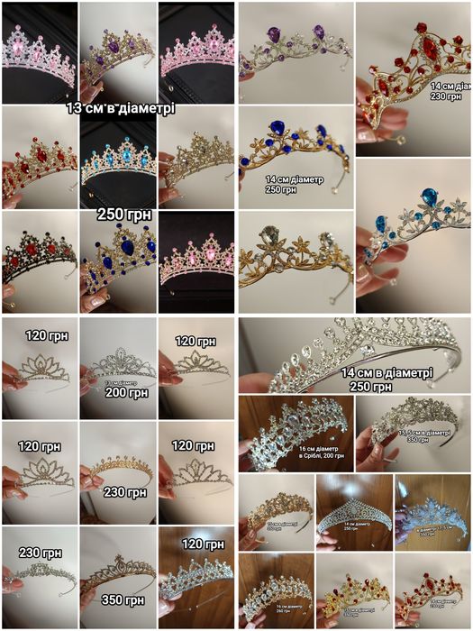 Корони на торт,.діадеми. Свічки, топери, глітер, підложка