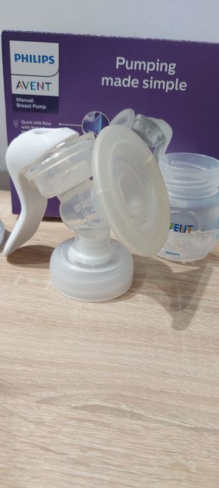Механічний молоковідсмоктувач , молокоотсос Philips Avent з пляшкою (S