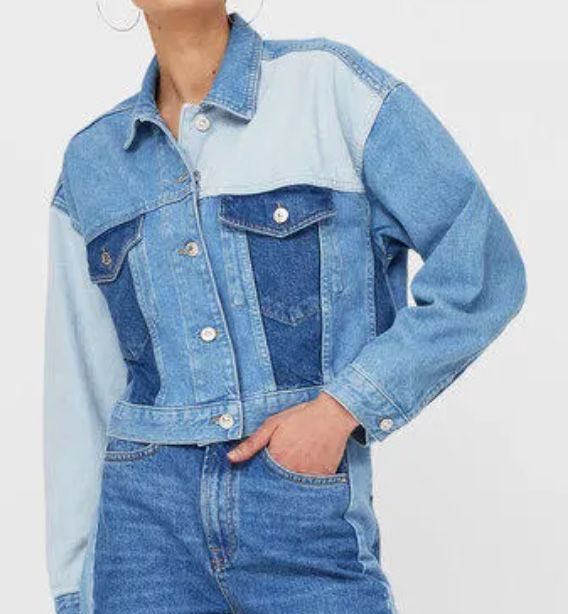 Куртка джинсова Stradivarius р.S