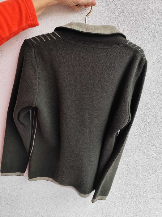 Casaco de malha, de senhora, cor cinzento