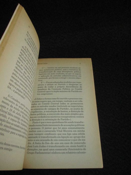Livro O Nome das Coisas Zita Seabra 1ª edição 1988