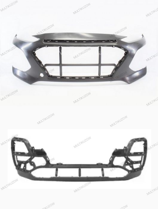 Бампер передній Hyundai kona 17-20  кона 86511j9000 86510j9000