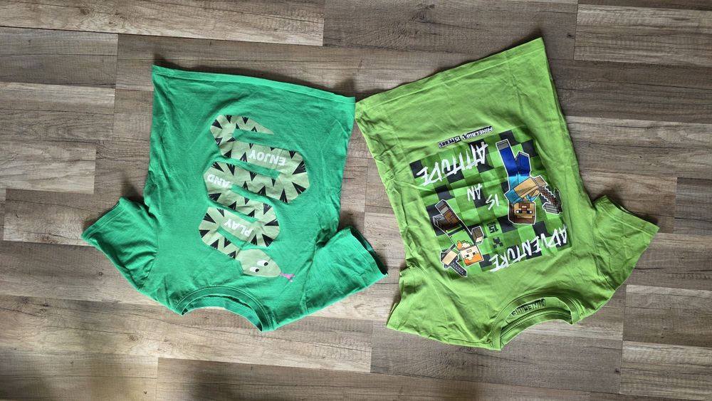 bluzka na krótki rękaw 122 / 128