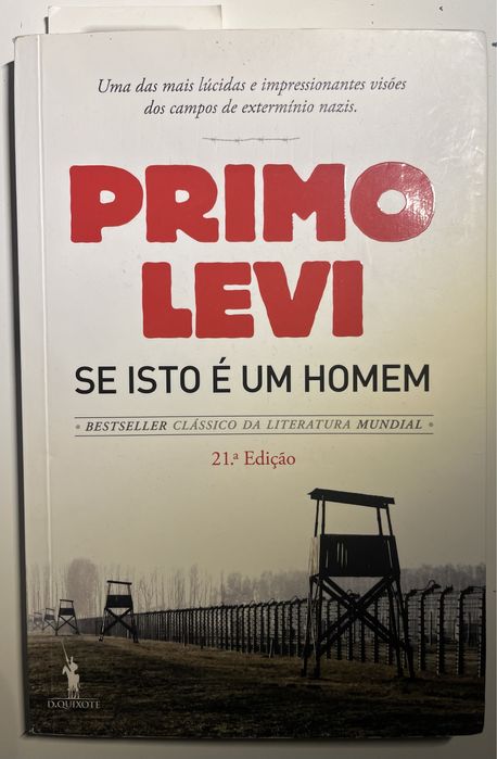 Livro “ SE ISTO É UM HOMEM “ - Primo Levi