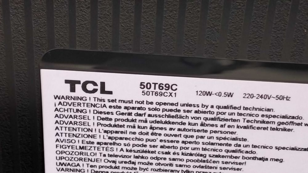Smart tv TCL 50"