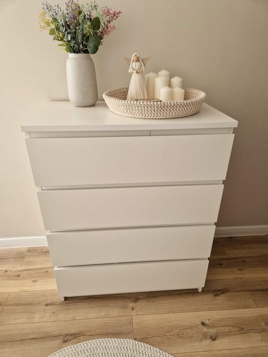 Komoda biała Ikea Malm 80x48 cm.