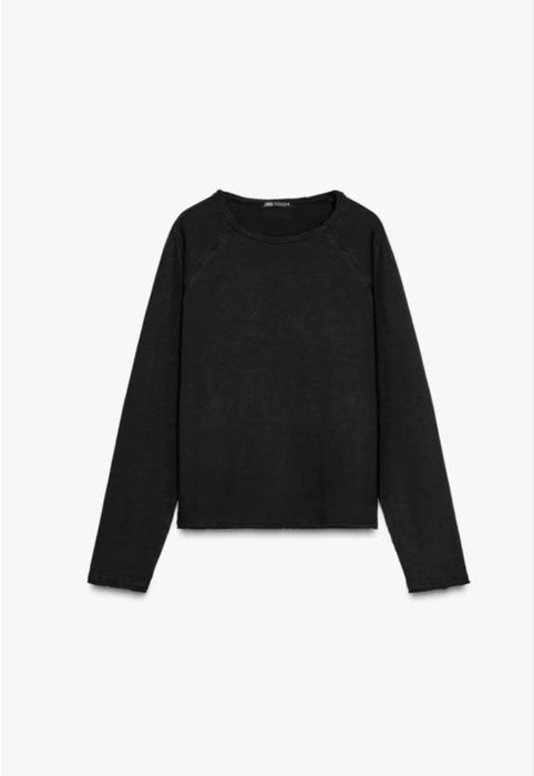 Лонг zara черный М oversize