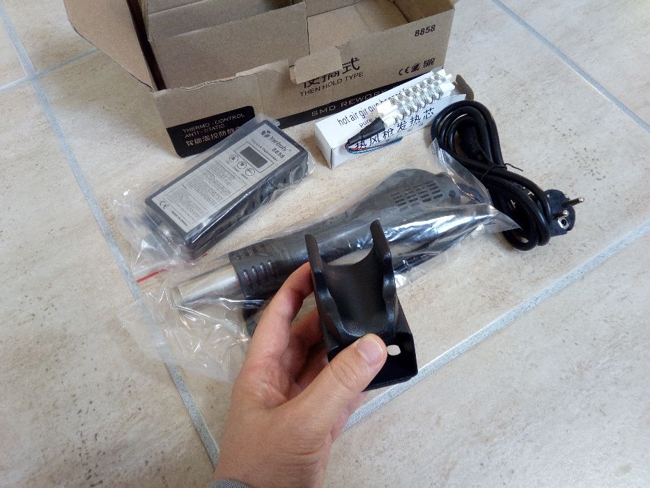 Estação Soldadura de Ar Quente SMD.