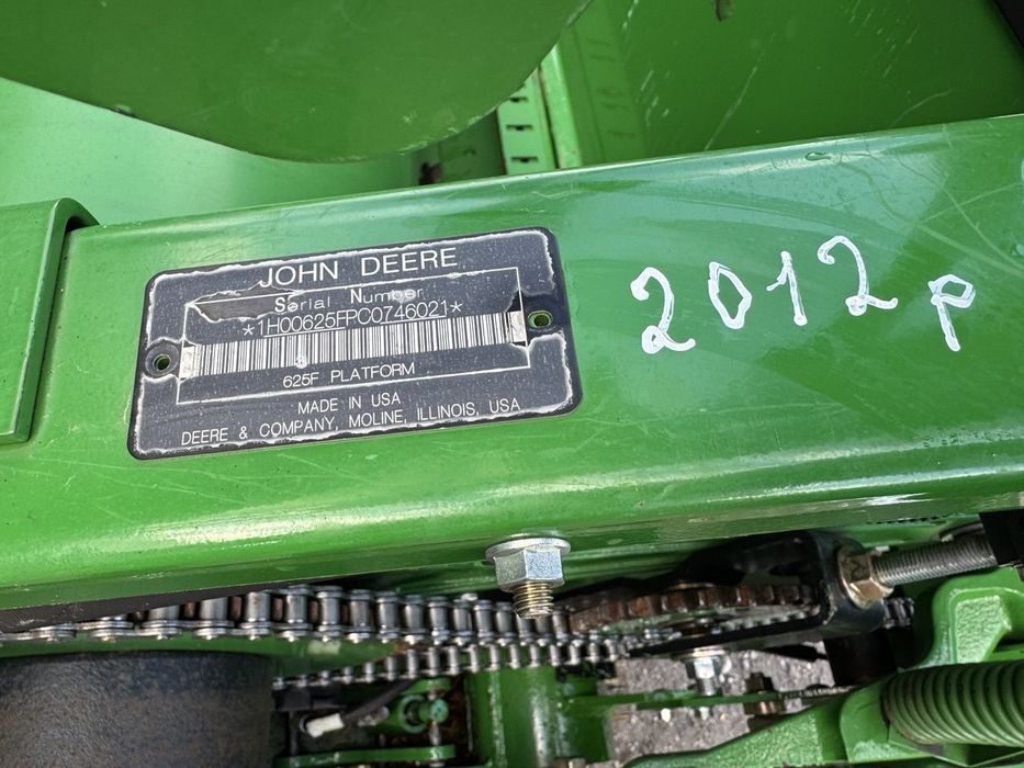 Соєва жатка гідрофлекс John deere F625 7.6m, з США рік 2012