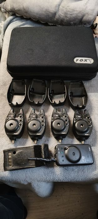 Sygnalizatory Fox Micron RX 4+1 blue set