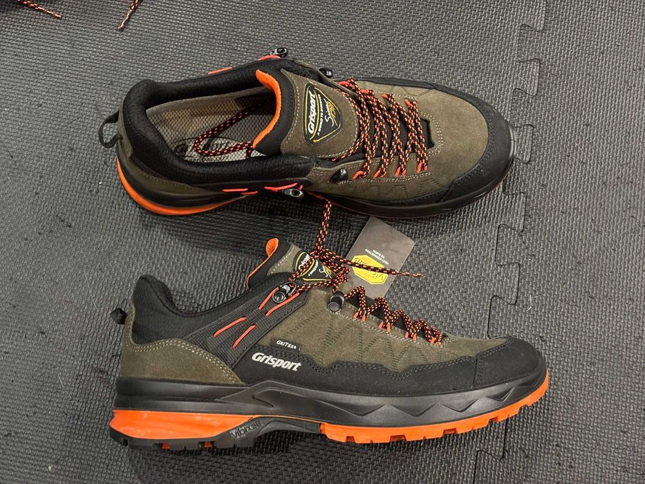 Кросівки трекінгові р.43, 44, 45, 46, 47 - Grisport Spur Grey Walking Shoe - 14901 (напівчеревики) - Vibram