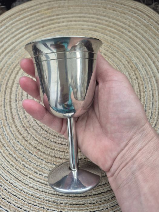 Бокал фужер металлический