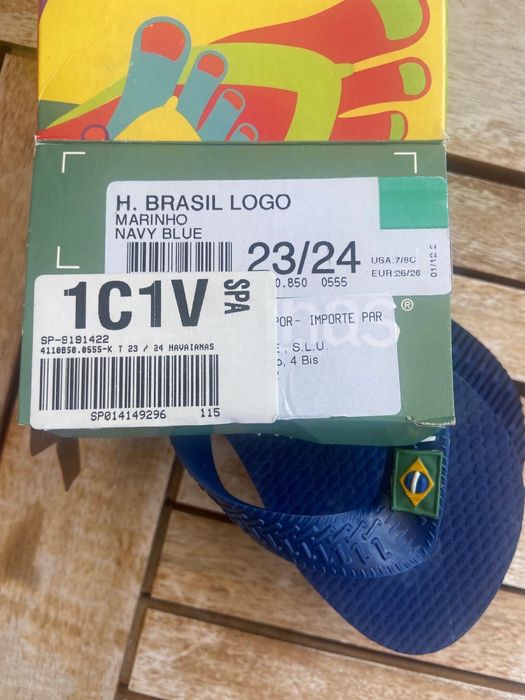 Havaiana Brasil Navy Blue crianca 23/24