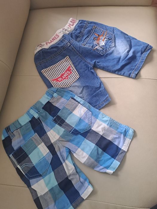 Krótkie SPODENKI dla chłopca ZESTAW roz. 92 98 (2-3 lat)