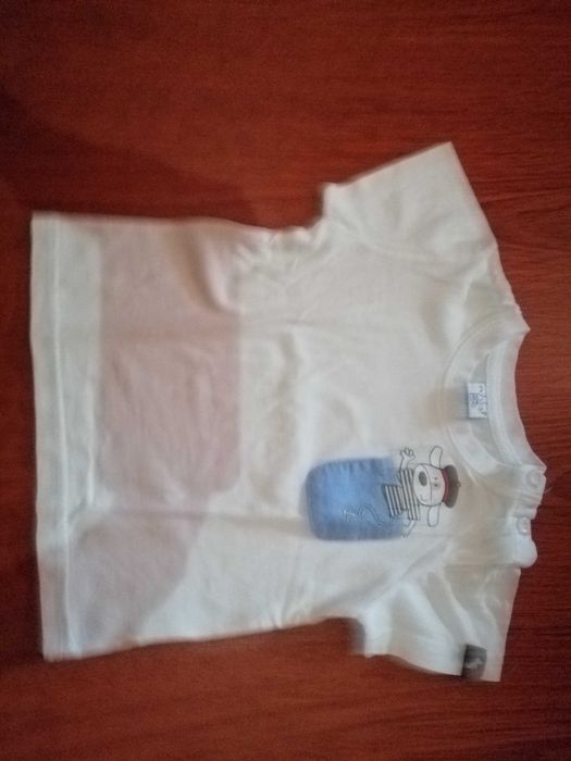 2 t-shirts manga curta, Ativo, 12 meses