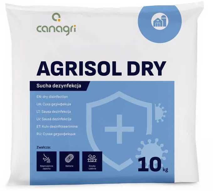 Preparat do suchej dezynfekcji, Agrisol Dry, 10 kg,
