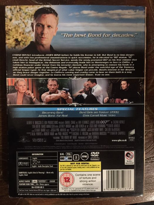 DVD - 007 Casino Royale - Ed. Colecionador