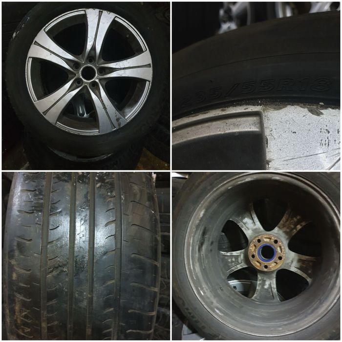 Диски з гумою літо 235/55/18 audi volksvagen