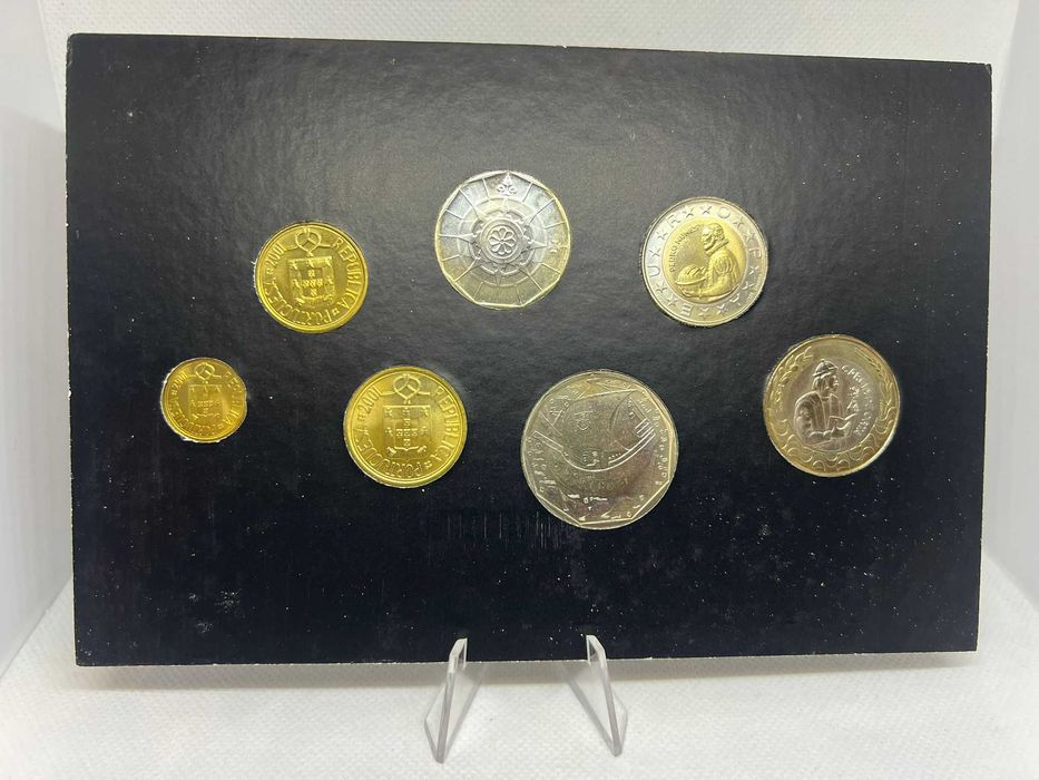 Emissão Especial BCP - Portugal - Série Anual BNC 2001 - Ultimas Moedas de Escudo