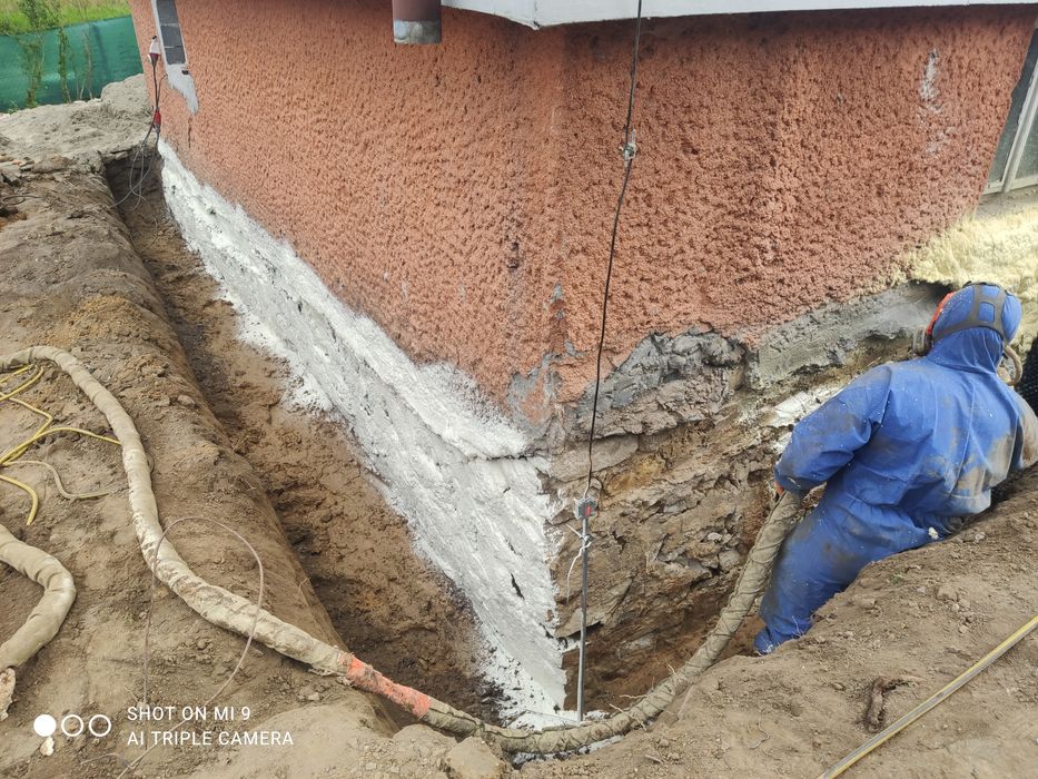 Minikoparka,drenaż, odwodnienia rynien, ocieplanie ścian