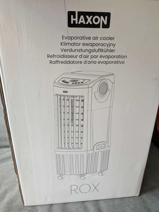 Wielofunkcyjny klimator ewaporacyjny firmy HAXON, model: ROX, 5w1