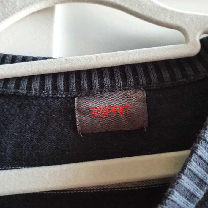 Sweter w paski esprit roz.L