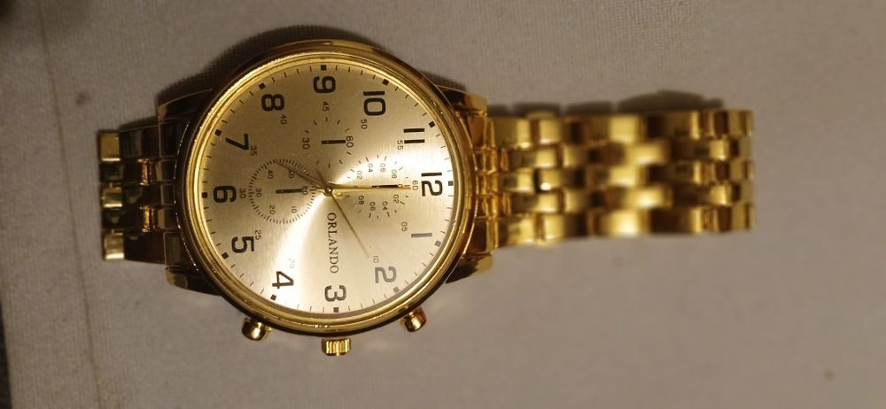 Pozłacany zegarek Orlando