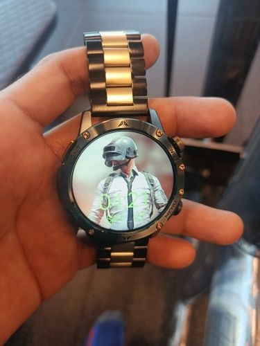 Zegarek-Smartwatch 1000mAh czarno-złoty