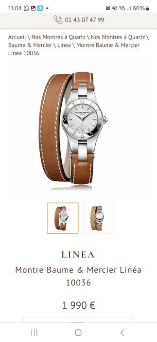 Relógio mulher BAUME & MERCIER