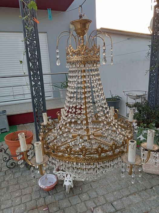2 Candeeiros de cristal usados pelo preço indicado