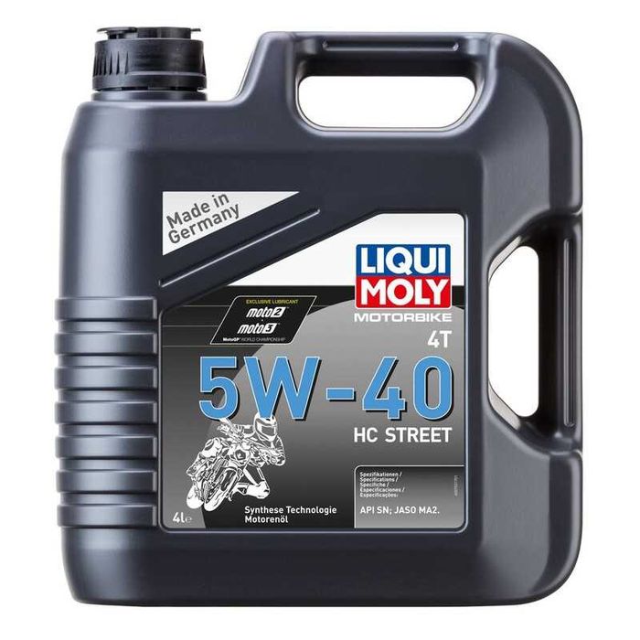 Embalagem 4L óleo Liqui Moly HC sintético 5W-40 STREET