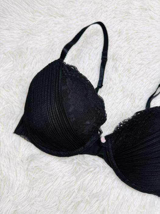 Biustonosz usztywniany 75C czarny