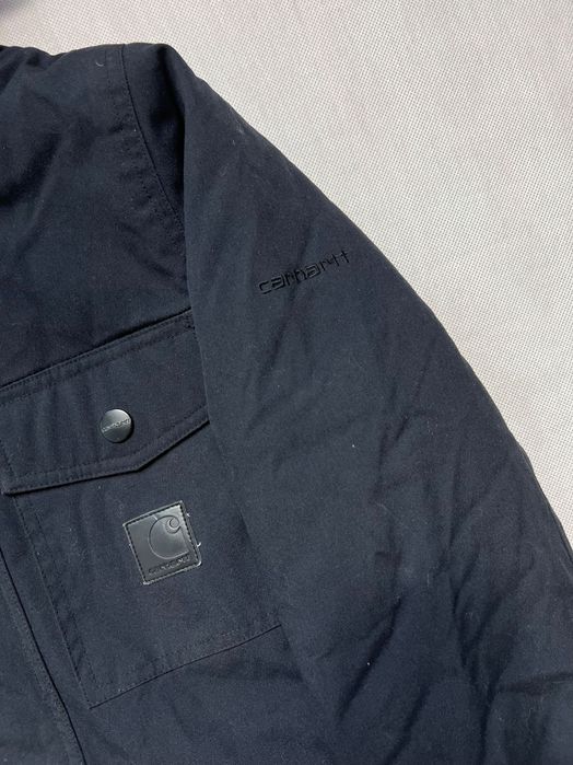 ocieplana kurtka Carhartt W' Mountain Coat black label winter jacket
