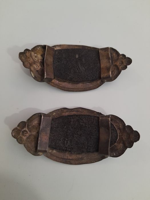 Fivelas de sapato PRATA PORTUGUESA do século XVIII  - Muito Raro