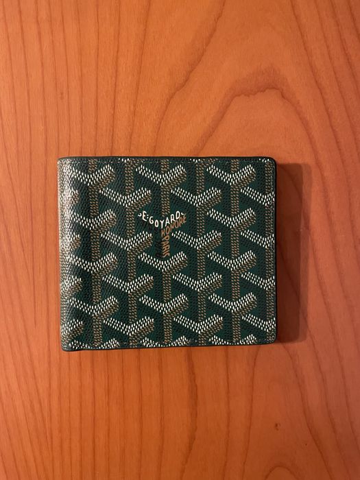 Carteira Goyard Verde com caixa