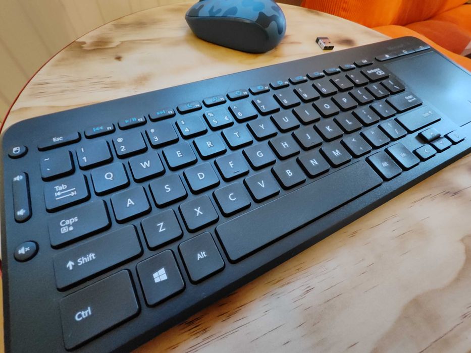 Klawiatura Microsoft All-in-one Media + Mysz Microsoft Camo Blue BT