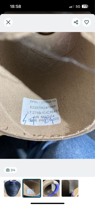 Rolo lycra preto Epel - Novo