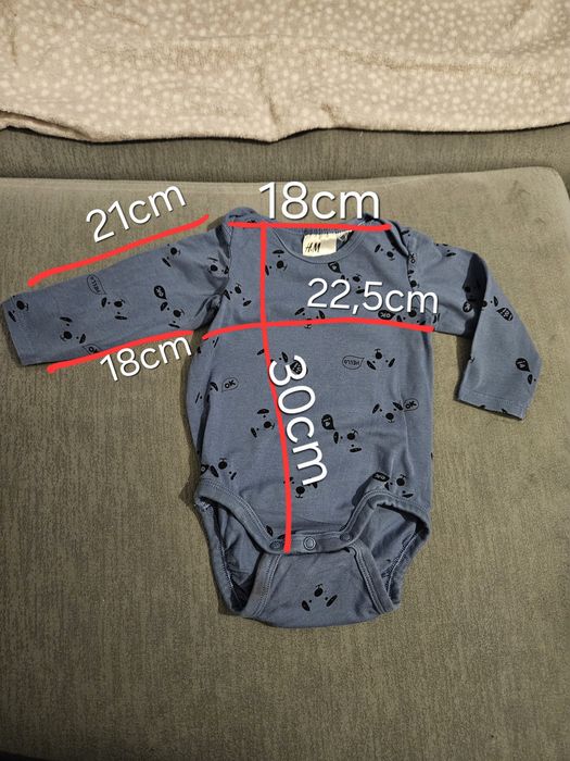 Chłopięce body H&M.  Rozmiar 62