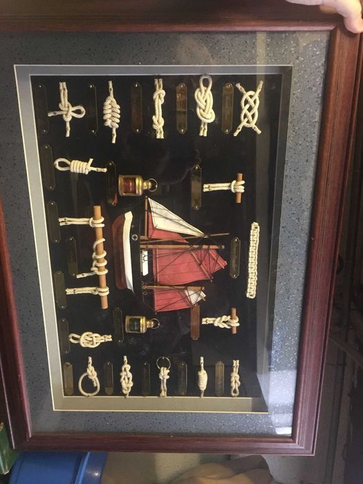 Quadro/ Moldura com motivos náuticos