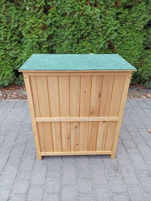 Box ogrodowy drewniany