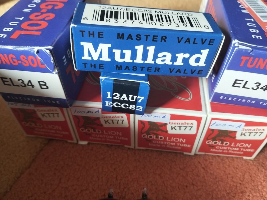 Válvulas testadas para audio novas e semi novas, E88CC Siemens Amperex