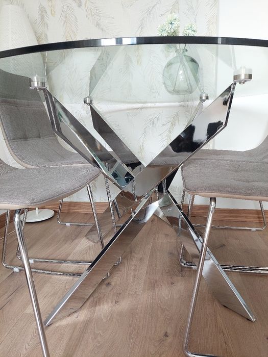 Mesa de sala de vidro