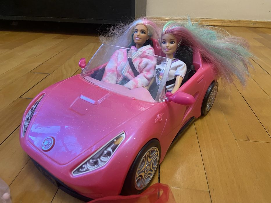 Блискучий кабріолет Barbie,  Barbie хамелеон, одяг для Barbie