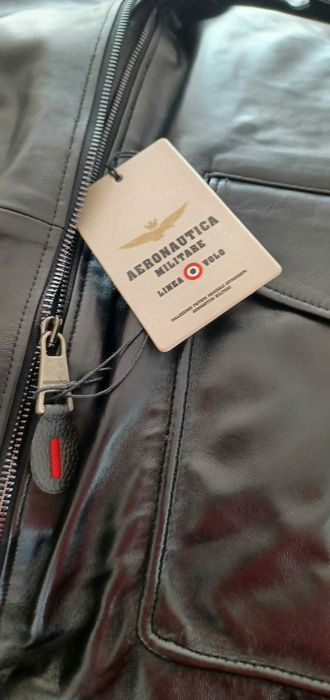 Kurtka Aeronautica skóra naturalna bardzo duża rozm  3 x XL